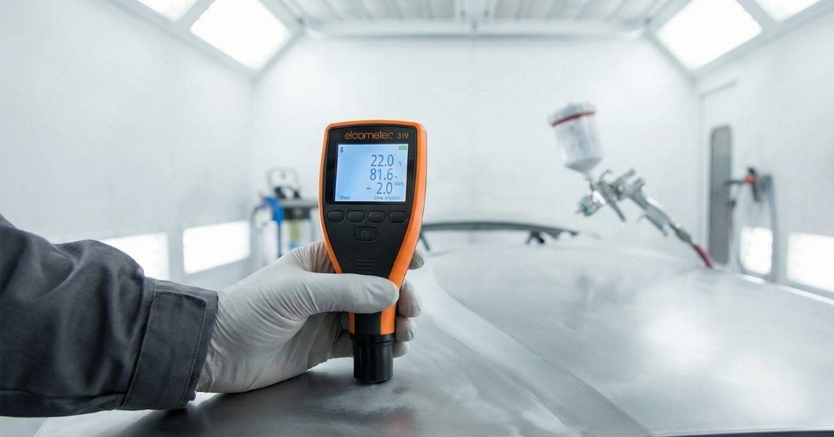 Elcometer 319 คืออะไร | เครื่องวัดอุณหภูมิพื้นผิวที่ช่วยงานพ่นสีได้แม่นยำ